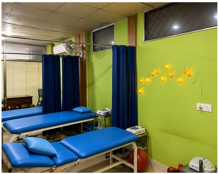 Physiotherapy treatment room at The Physiotherapy Clinic